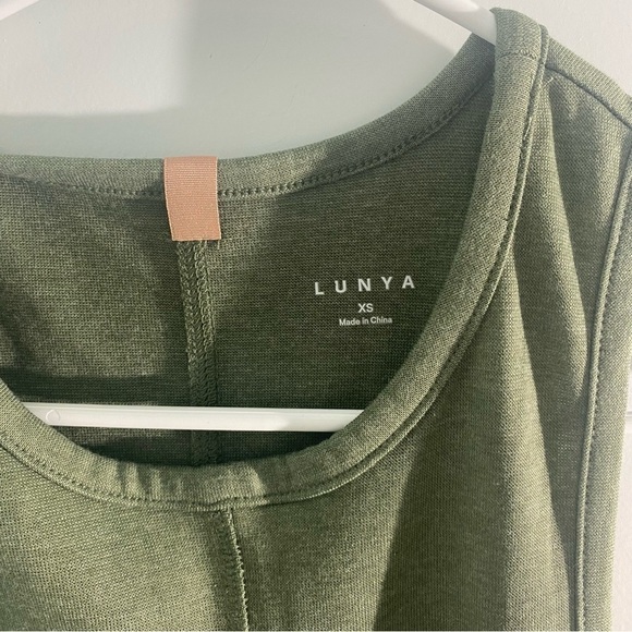 Lunya Restore Fitted Dress Green Size XS - Picture 5 of 8